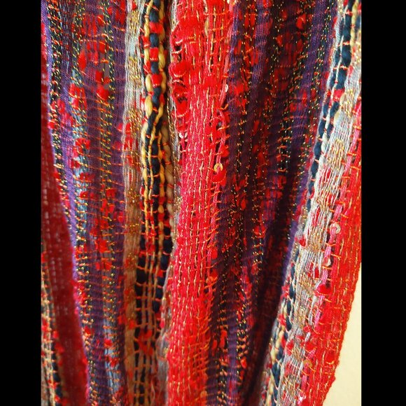 Ardene Multicolour Infinity Scarf with Metallic Thread, NWT - Picture 3 of 6